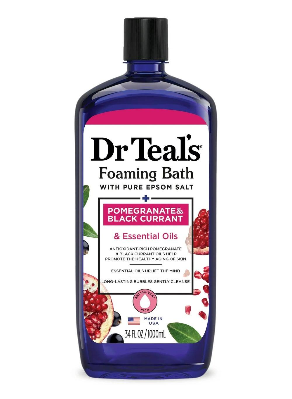 Dr.Teal's Pomegranate & Black Currant Epsom Salt Foaming Bath 1000ML - Image 1