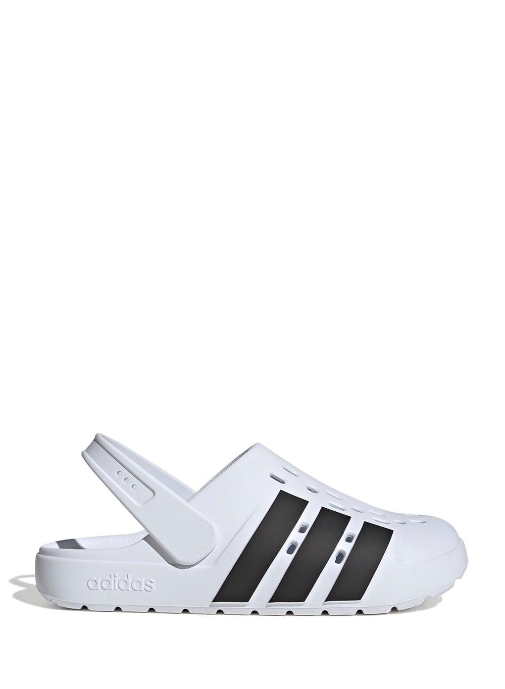 Adilette Clog 2.0: Elegant White Slides with a Twist - Image 1
