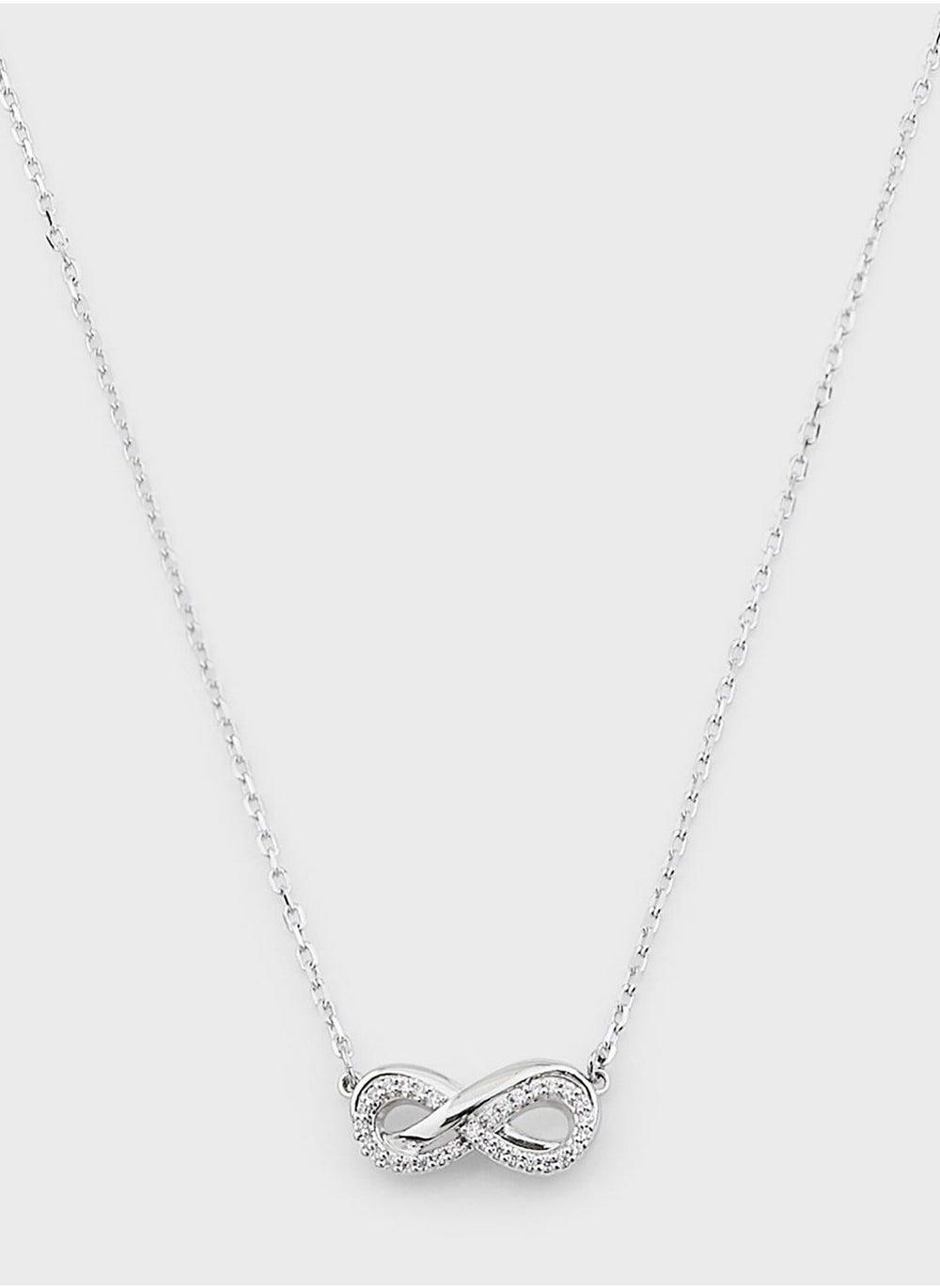 Swarovski Hyperbola Long Necklace - Rose Gold Tone - Image 1