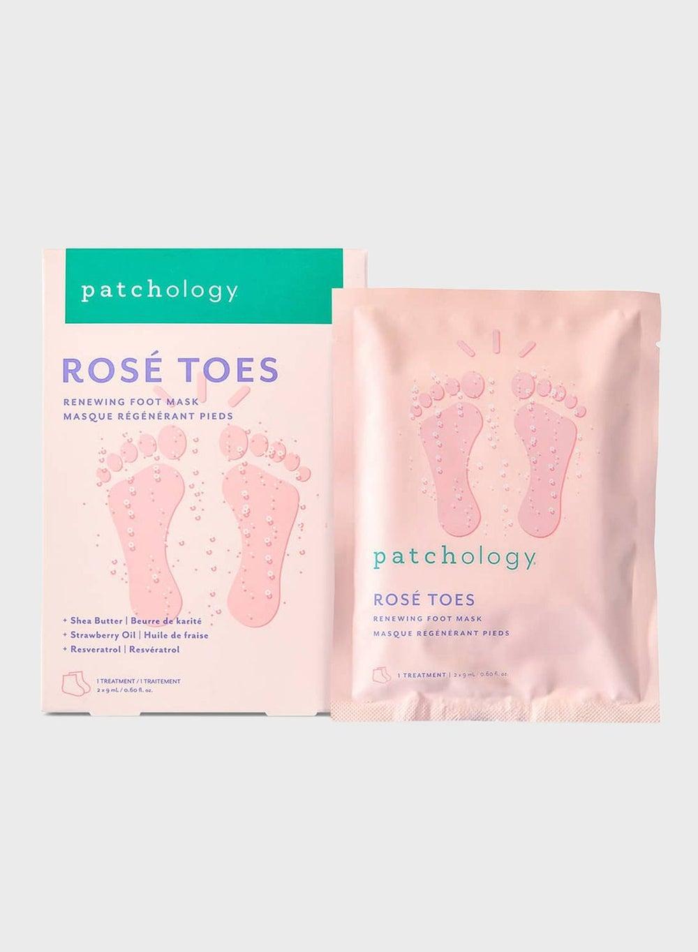 Rosé Toes Hydrating Gold Booties - Image 1