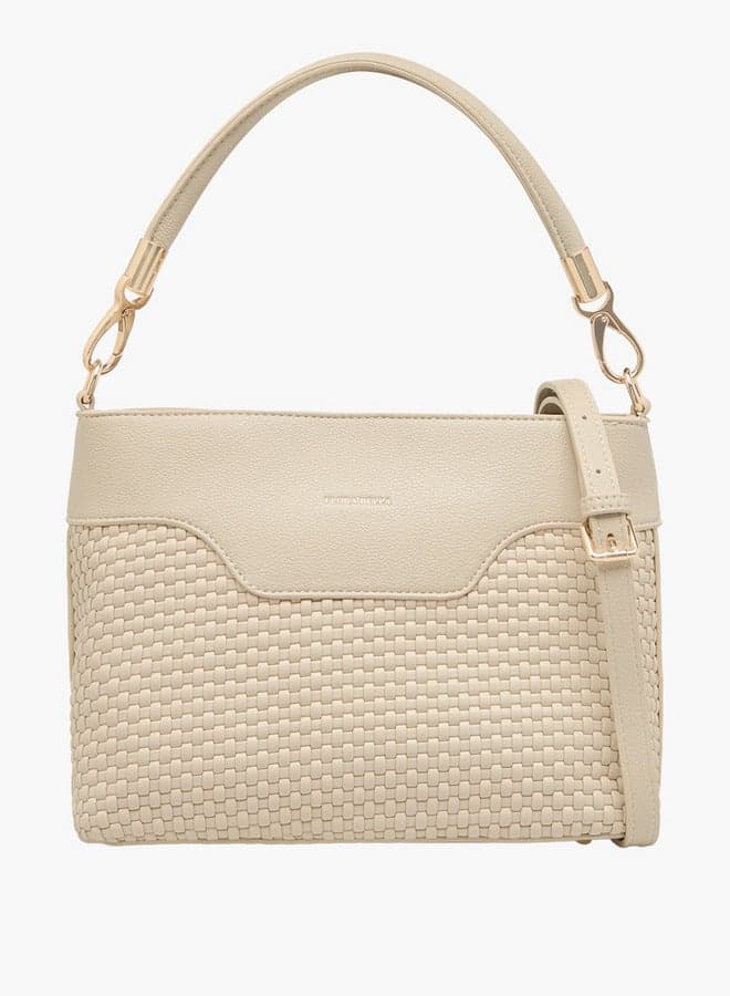 Flora Bella Textured Crossbody Elegance with Adjustable Strap - Image 1