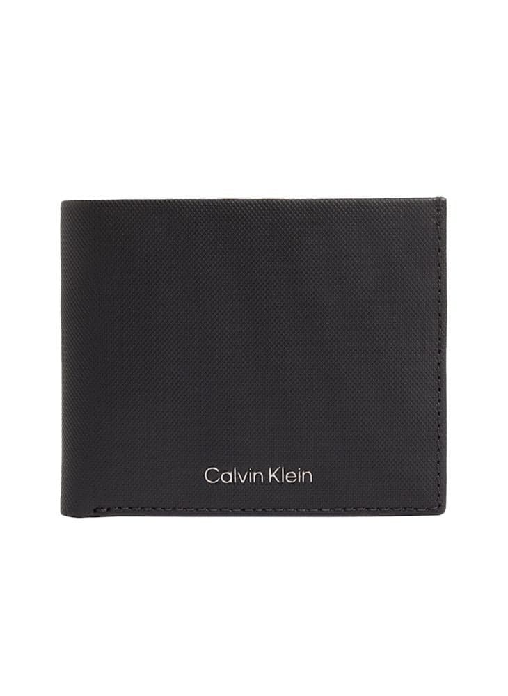 CALVIN KLEIN Men's Bi-Fold Elegance with Logo Detail - Image 1