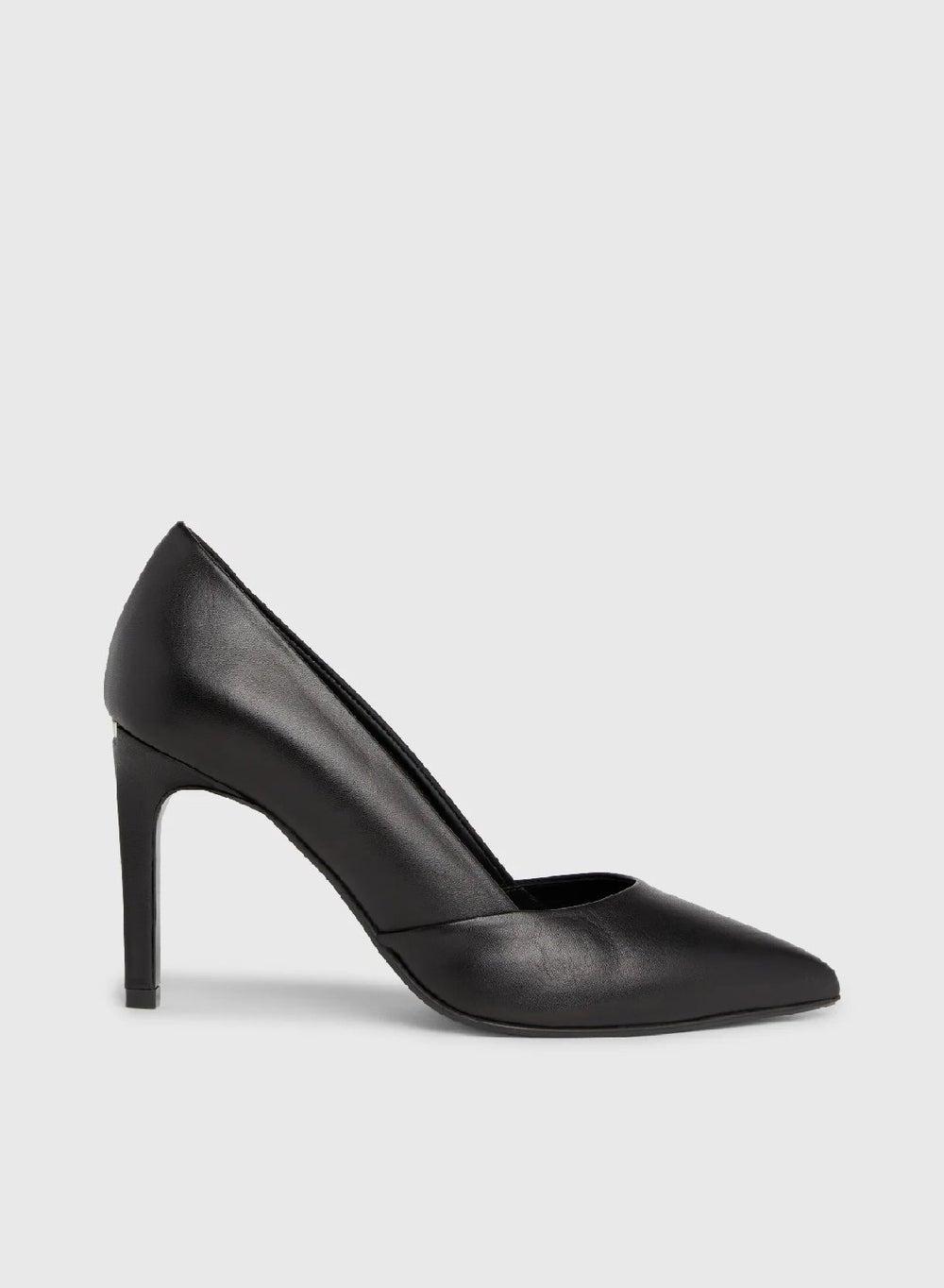 Elegant Italian Leather Stiletto Pumps - Heel Pump 90 - Image 1