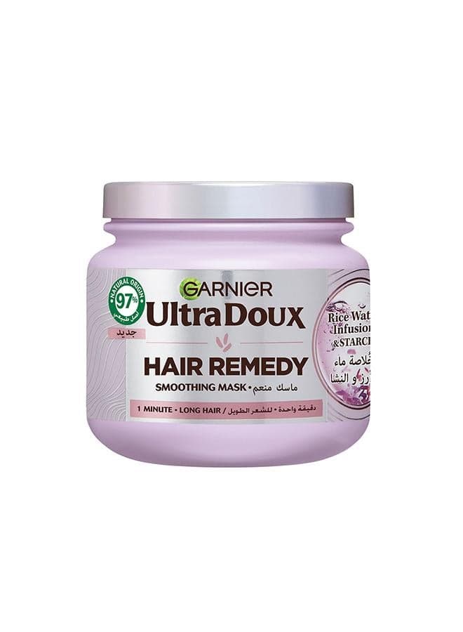 Garnier Ultra Doux Rice Water Hair Mask 340Ml - Image 1