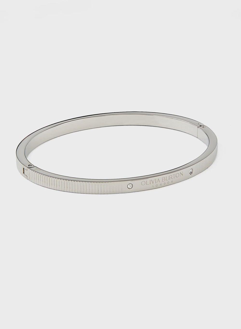 OLIVIA BURTON Luxe Stainless Steel Elastic Strap for Women - Image 1