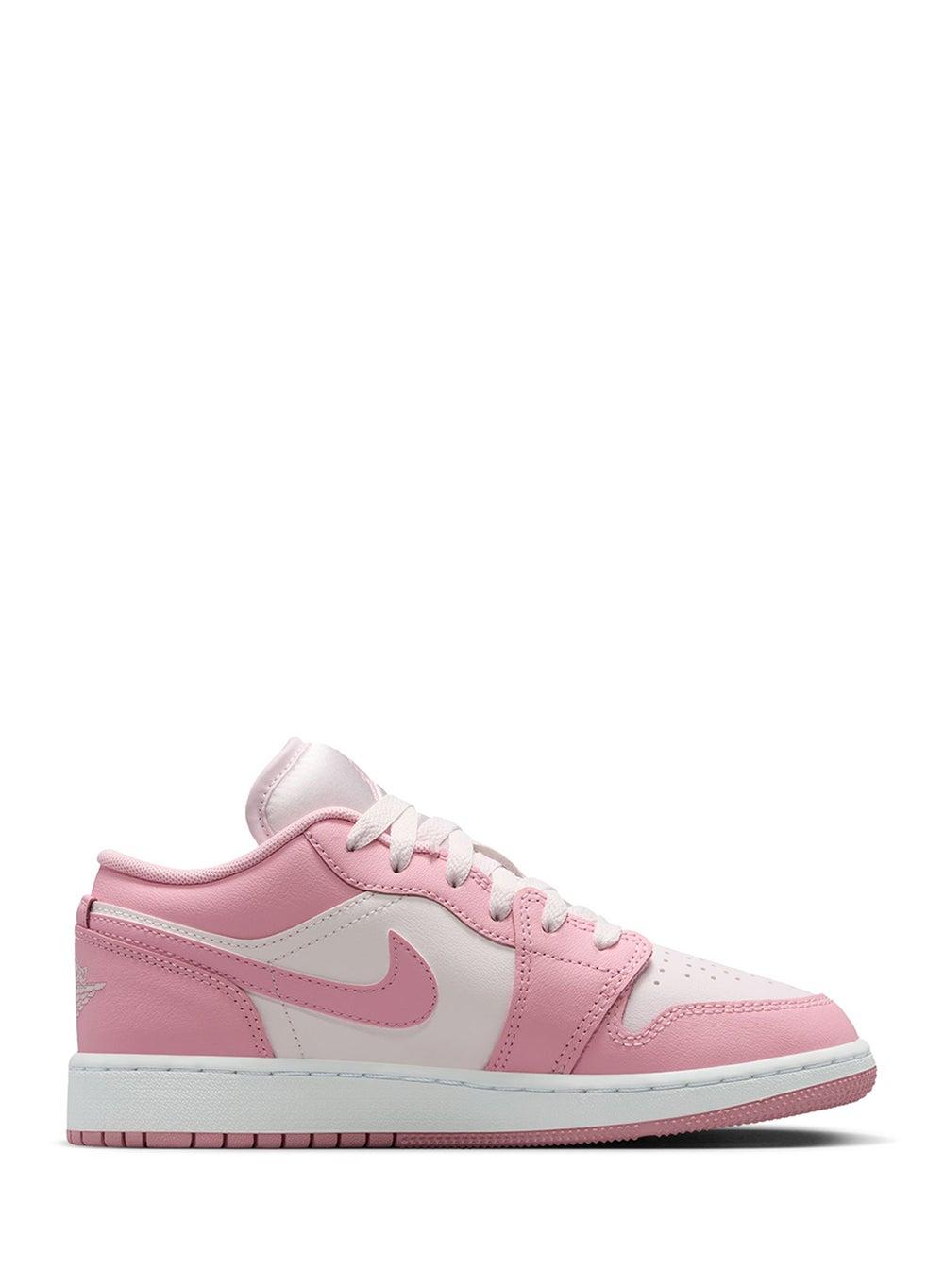 Air Jordan 1 Low 553560 614 – Luxe Pink for Young Trendsetters - Image 1