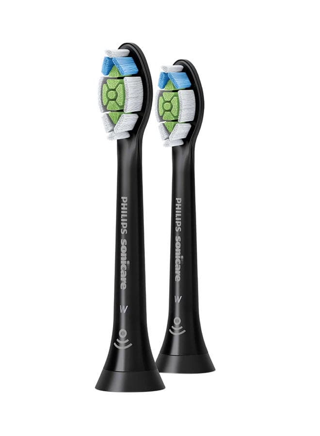 PHILIPS SONICARE W2 Optimal White Standard Sonic Toothbrush Heads - Medium Black - Image 1