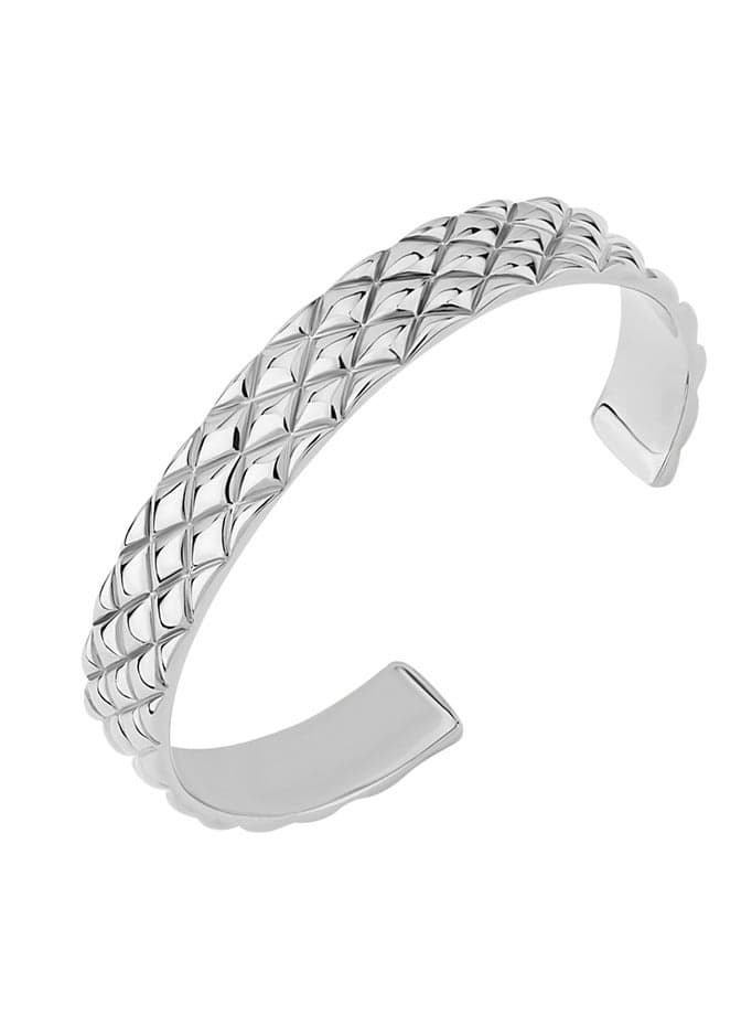 Saint Honore Paris Buffle Bay Opera Silver Bangle - Image 1