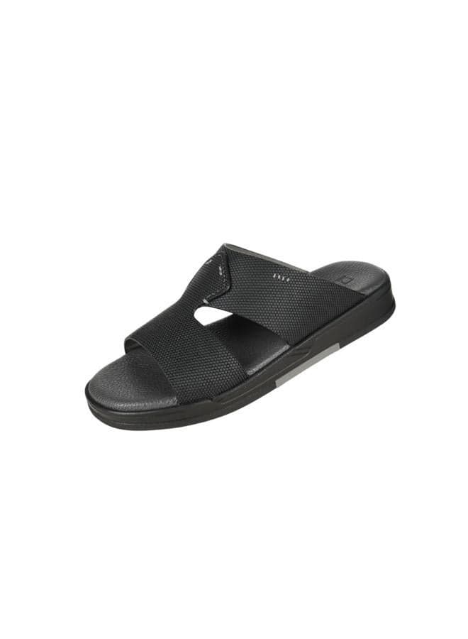 Barjeel Uno MSA134 Black Men's Premium Arabian Sandals - Image 1