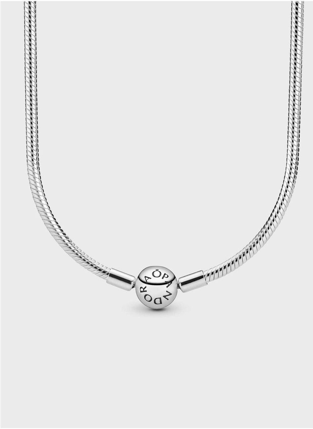 PANDORA Sterling Silver Moments Snake Chain Necklace - Image 1