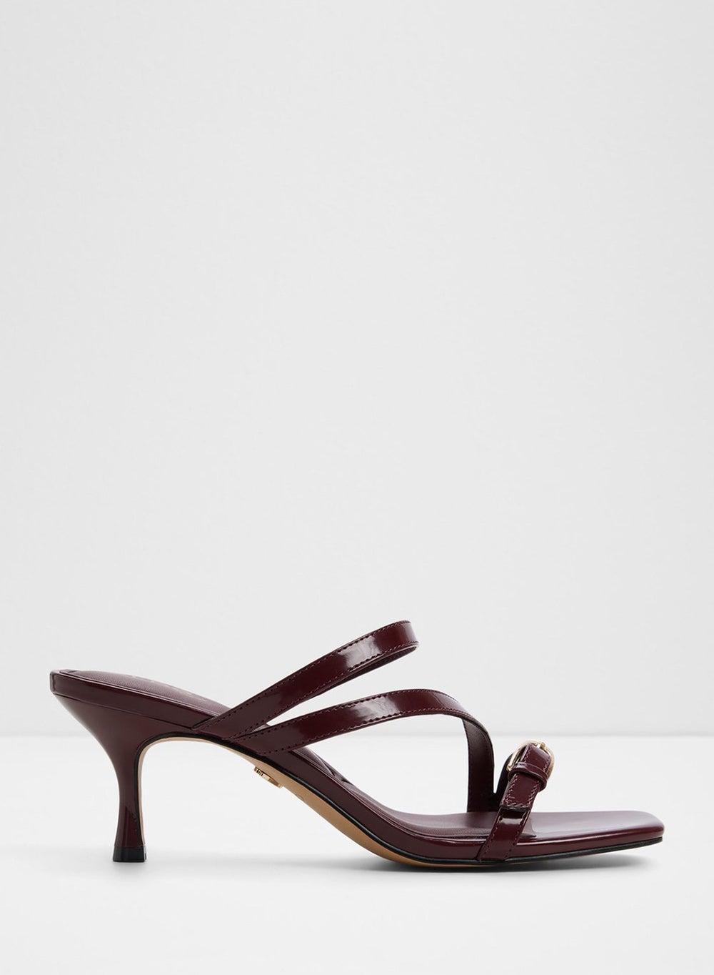 Cityverse640 Elegant Red Heeled Sandals for Women - Image 1