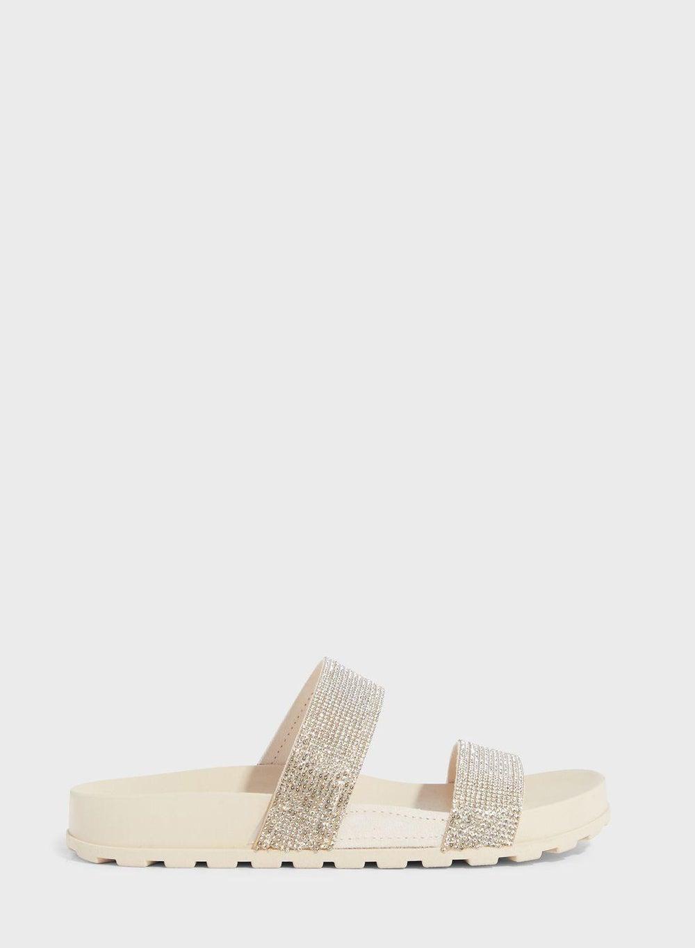 Elegant Off White Slides - Comfort & Style for Her - Image 1
