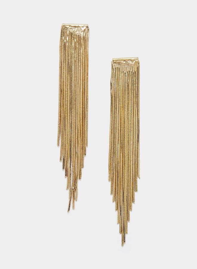 Styli Chic Tassel Drop Earrings for Women - Image 1