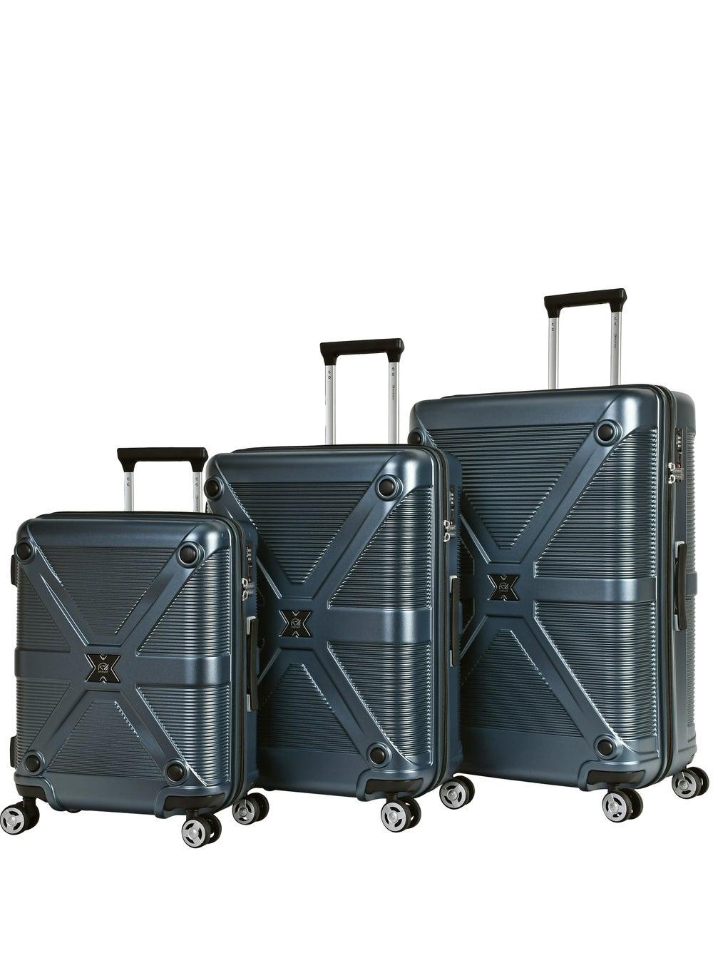 Eminent KJ97 Graphite Polycarbonate 3-Piece Luggage Set - Image 1