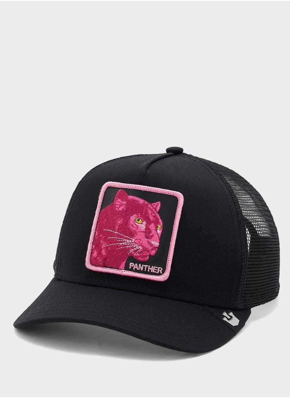 Goorin Bros. Pink Panther Black Curve Cap - Stylish Nostalgia - Image 1
