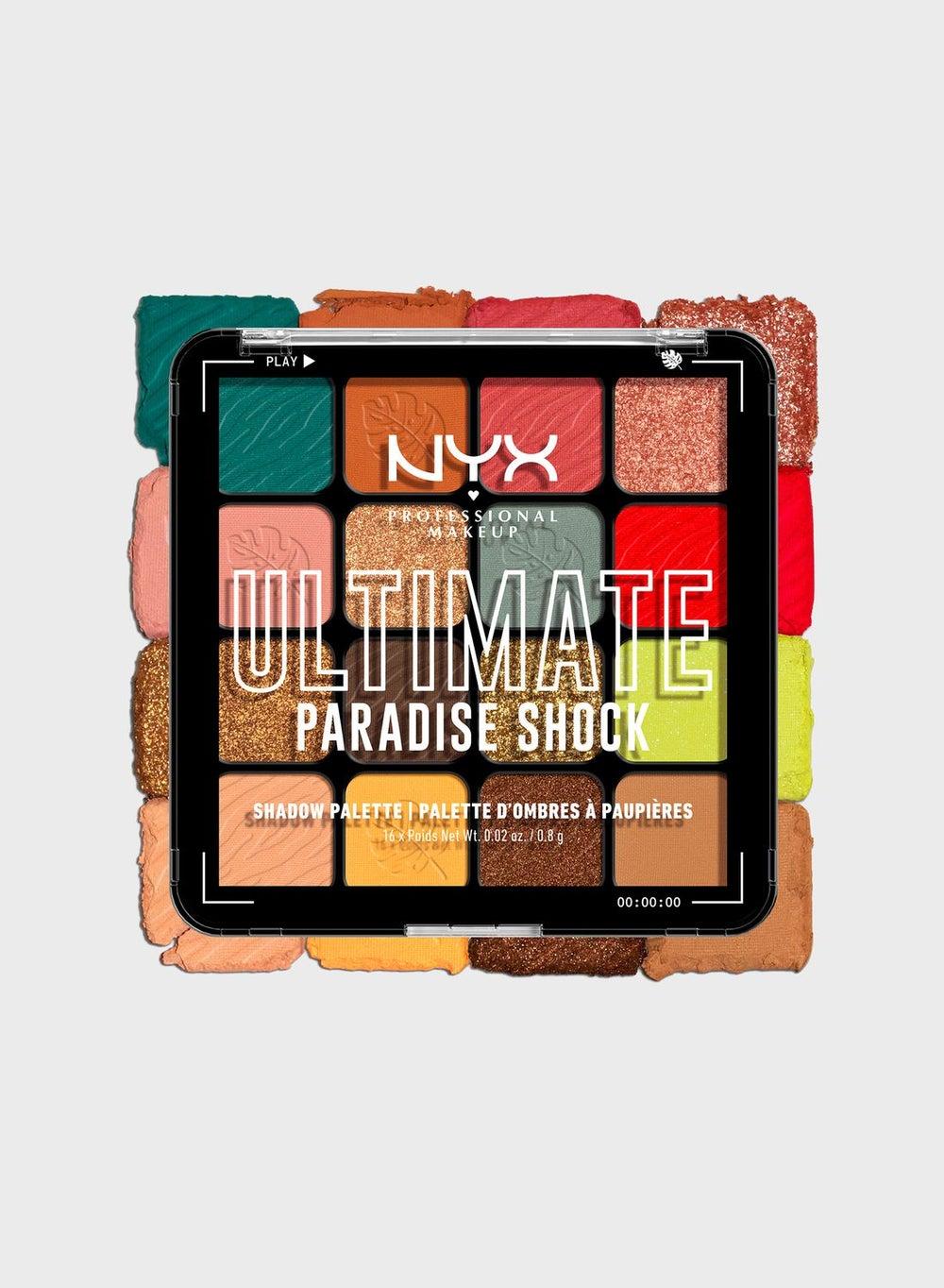 Paradise Shock Ultimate Shadow Palette - 16 Vegan Shades - Image 1