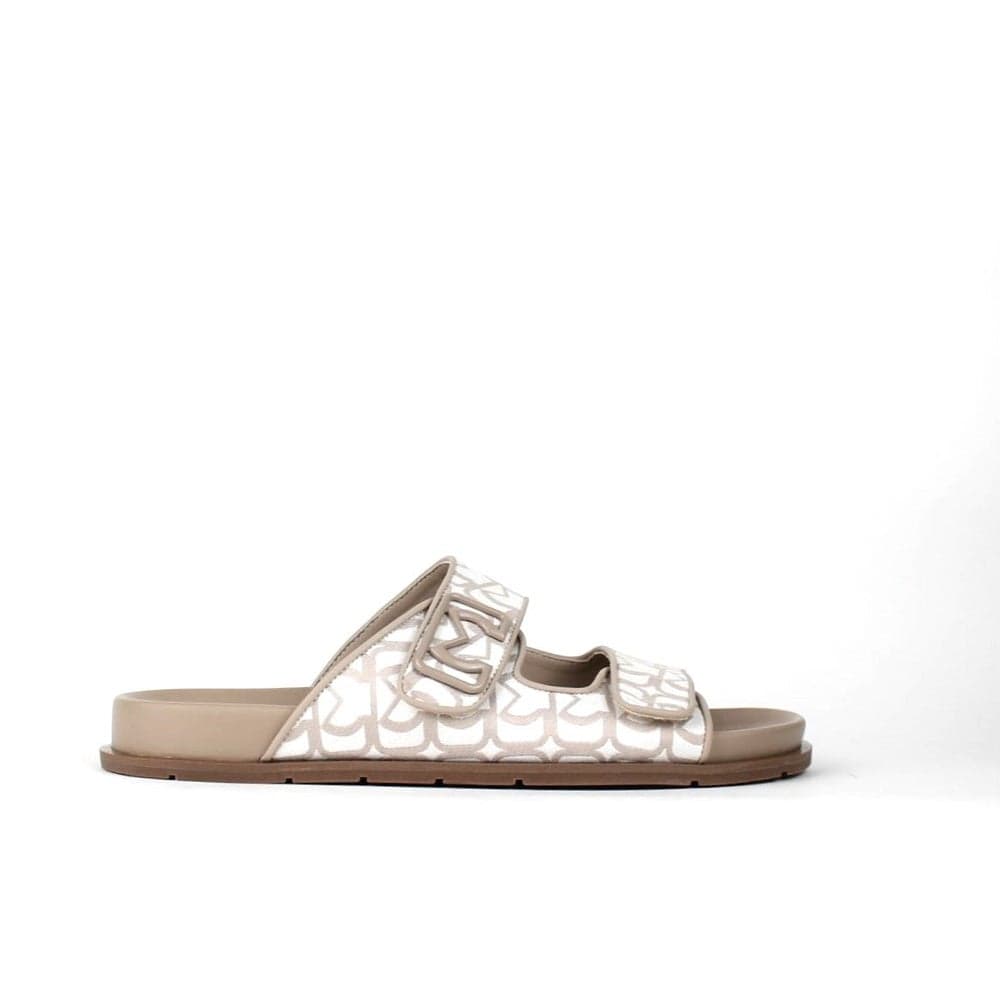 Milano Bogda Jacquard Elegance: Timeless Men's Flat Sandals - Image 1
