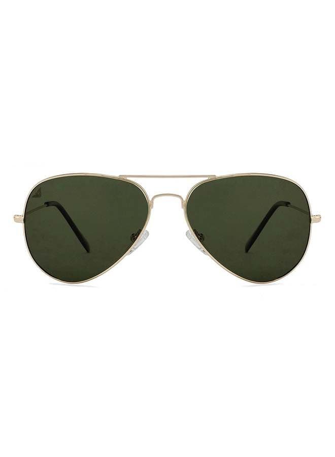VINCENT CHASE VC 5158/P Gold Aviator Polarized Sunglasses - Image 1