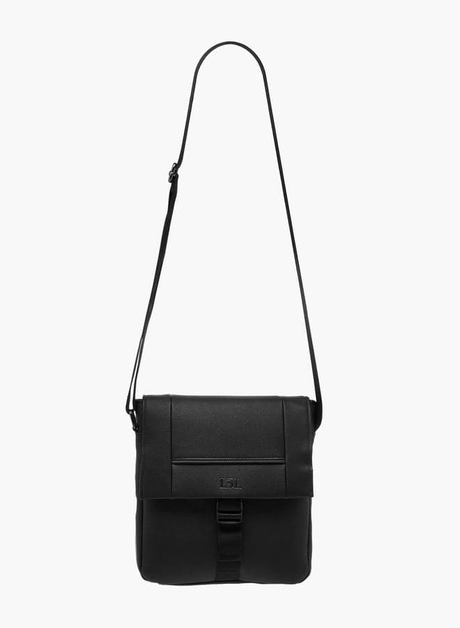 LBL Textured Crossbody Bag with Adjustable Strap - Image 1