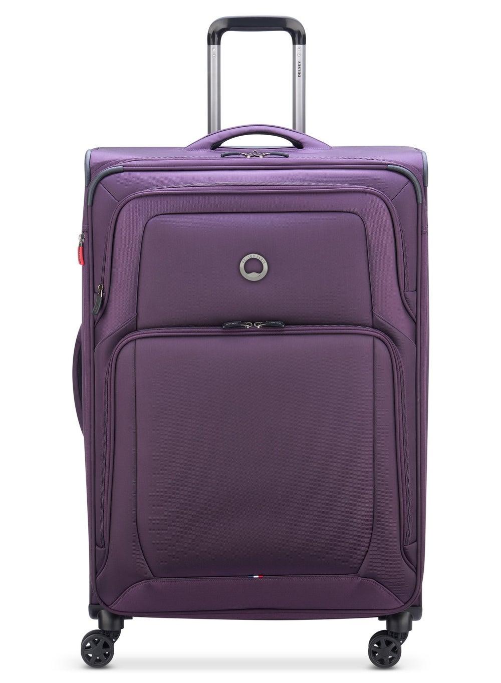 DELSEY Paris Optimax Lite Luxury Luggage - 78.5cm Purple Softcase - Image 1