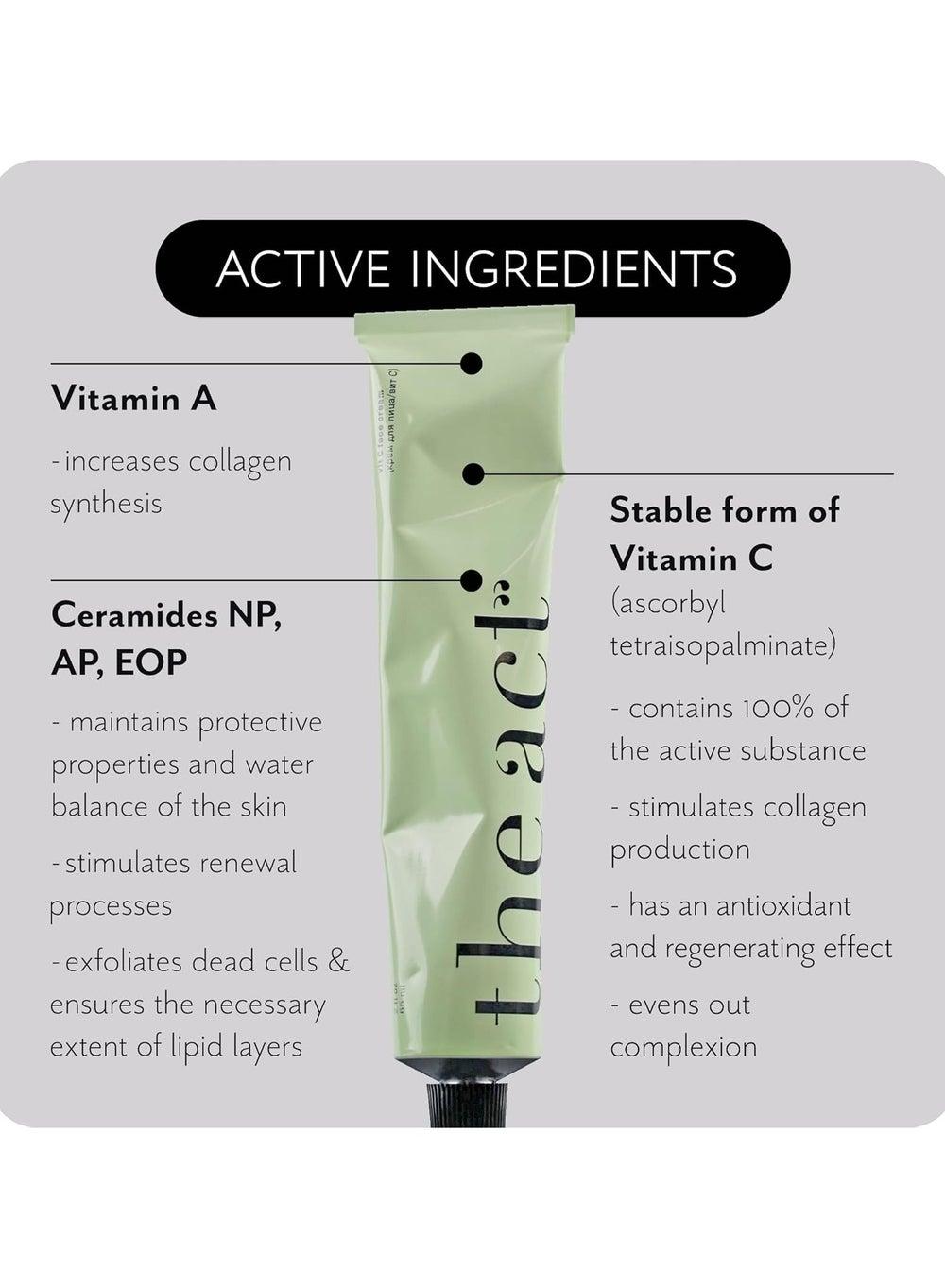 Vit C Radiance Face Cream: Moisturizing & Brightening - Image 1