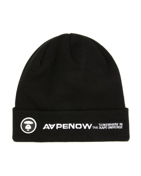 AAPENOW Moonface Logo Beanie for Men - Subtle Elegance - Image 1