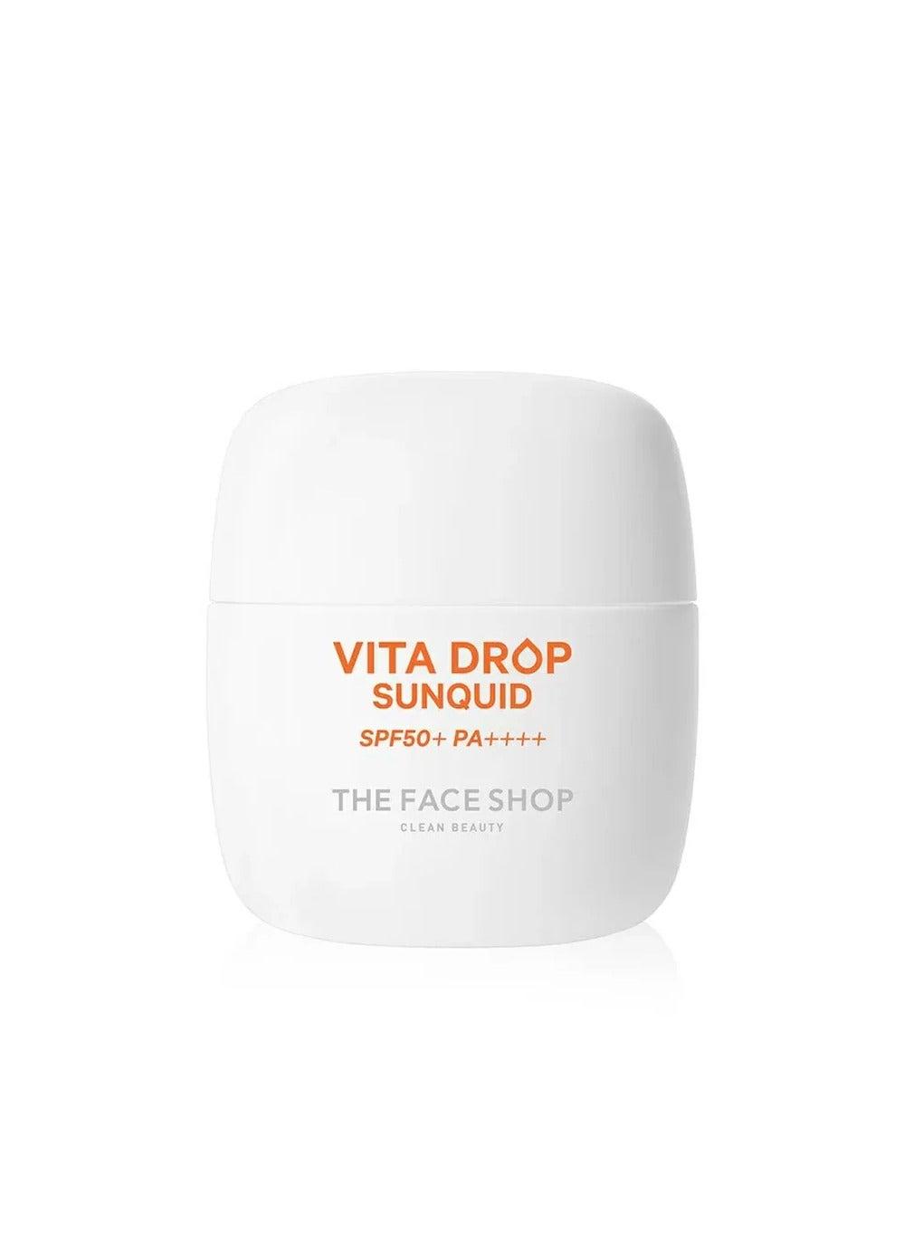 THEFACESHOP VITA DROP SUNQUID: Luxurious Sun Protection - Image 1