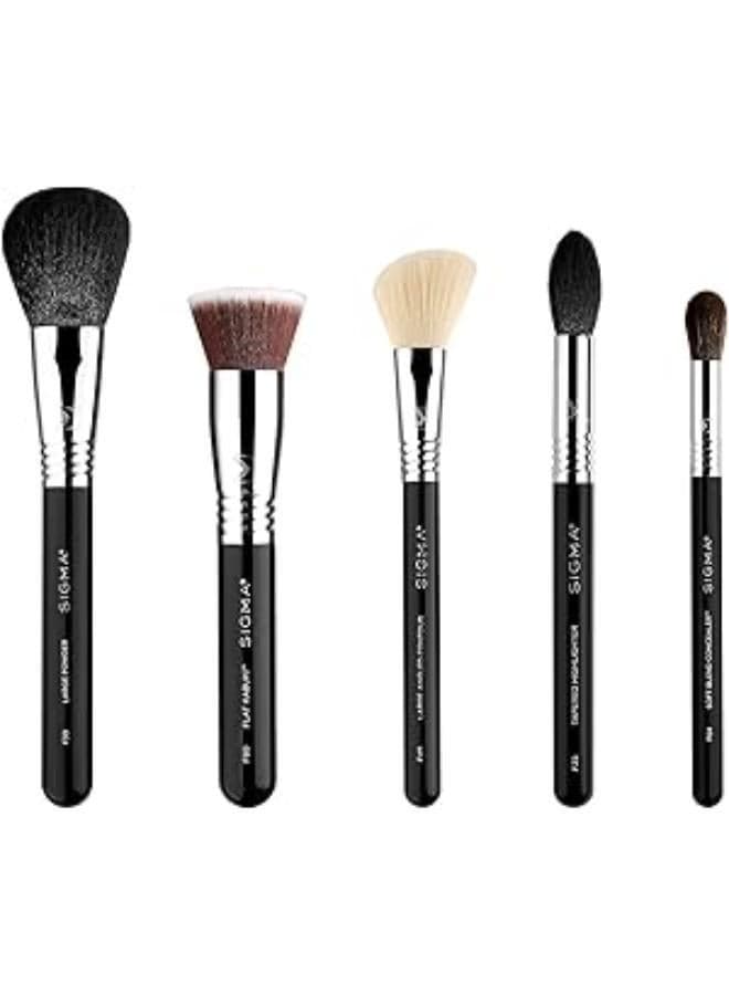 Award-Winning Classic 5-Piece Face Brush Set - Image 1