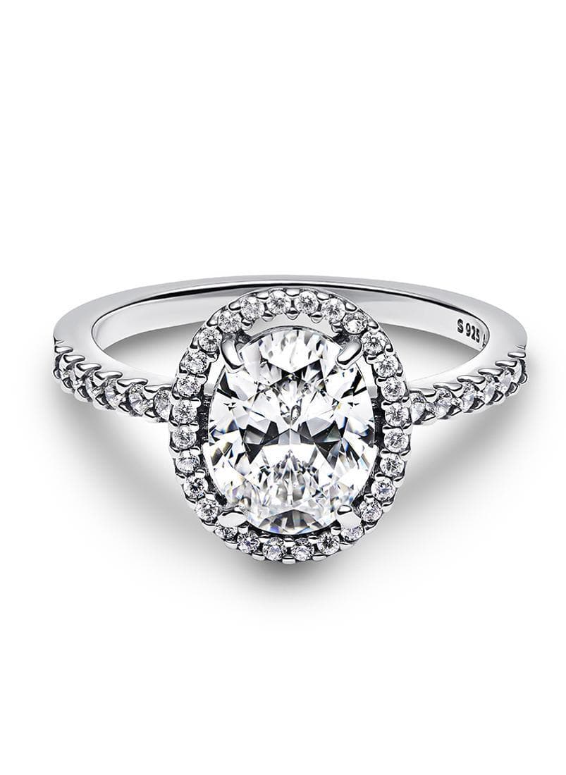 PANDORA Sterling Silver Halo Statement Ring for Women - Image 1