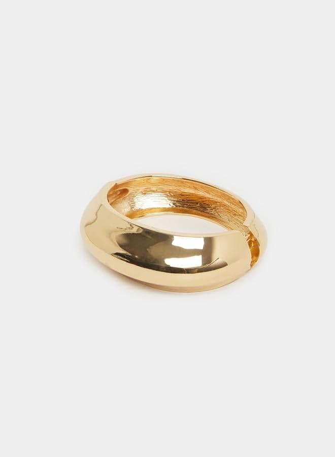 Styli Plain Elegance Bangle - Timeless Accessory for Women - Image 1