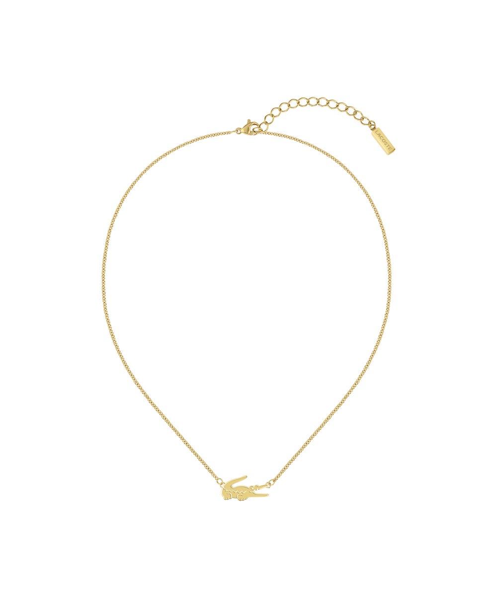 LACOSTE Elegant Crocodile Long Necklace - Iconic Design - Image 1