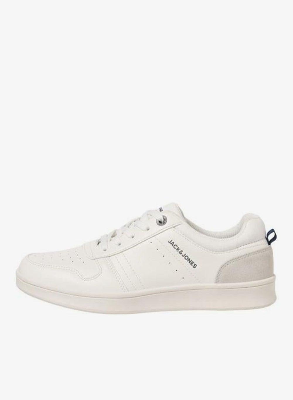 Elegant White Lace-Up Low-Top Sneakers - Style 12221815 - Image 1