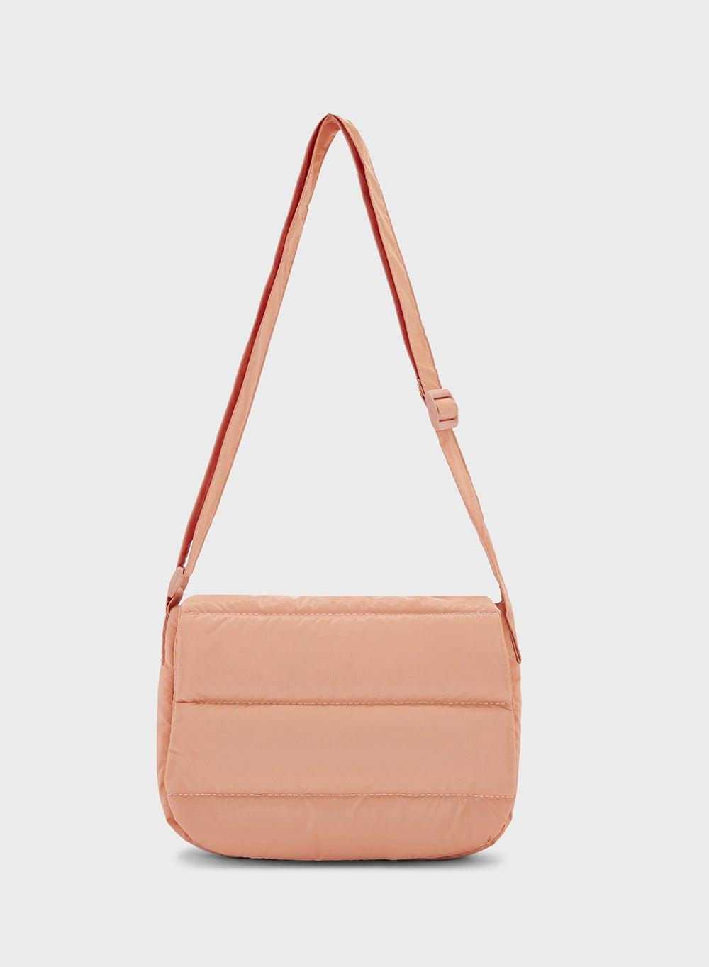 Ginger Quilted Elegance: Chic Padded Crossbody Bag - Image 1