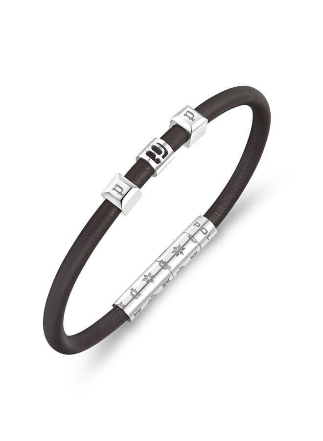 POLICE Flake Masculine Leather Bracelet PEAGB0033903 - Image 1