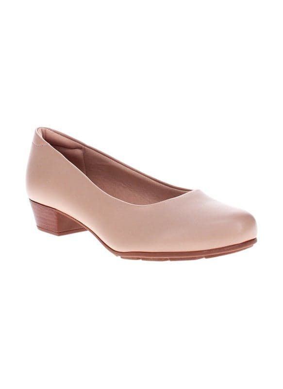 Brazilian-Made Modare Beige Low Heel Pumps - Image 1