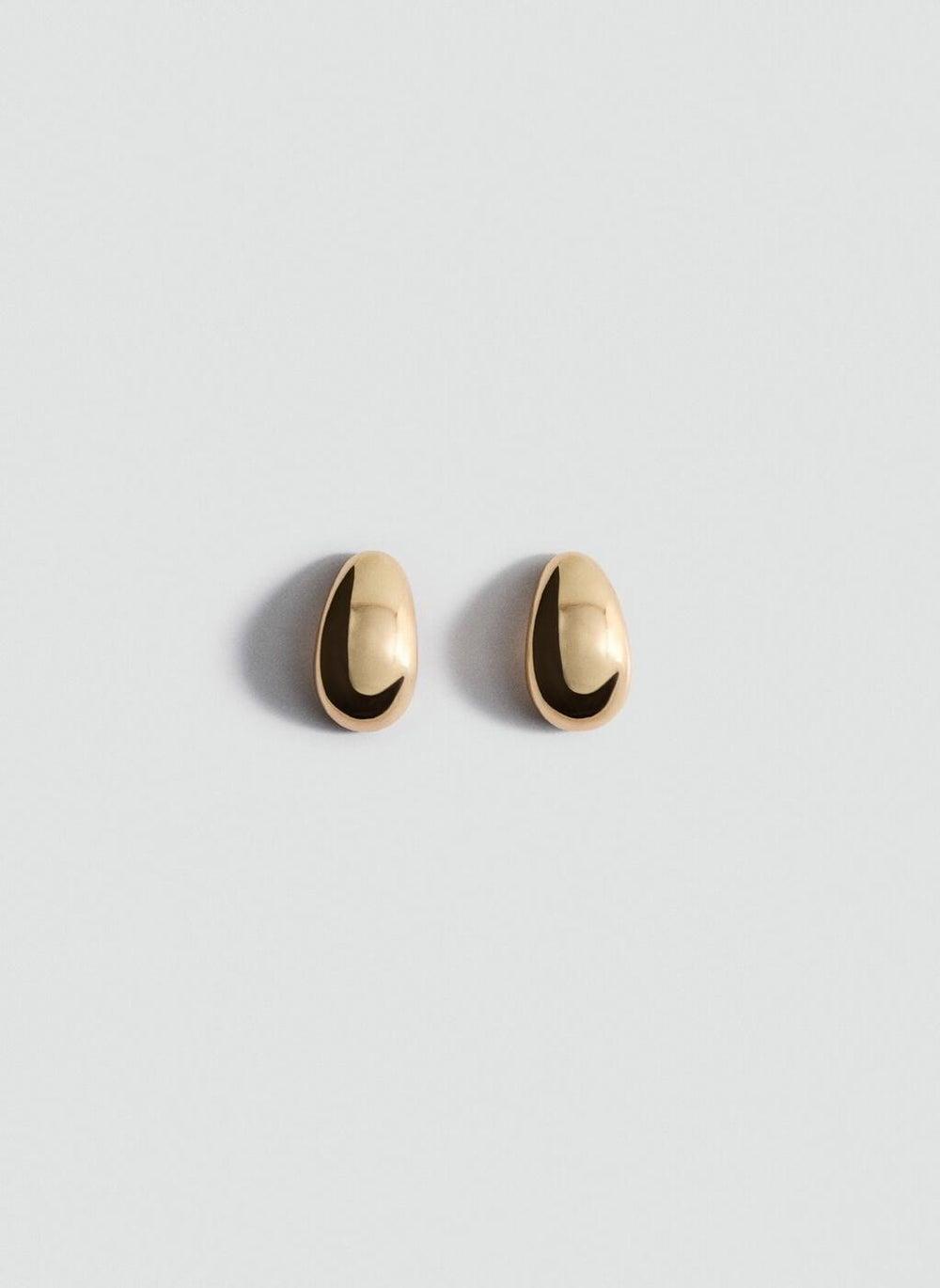 MANGO Oval Volume Earrings for Chic Statements - Image 1