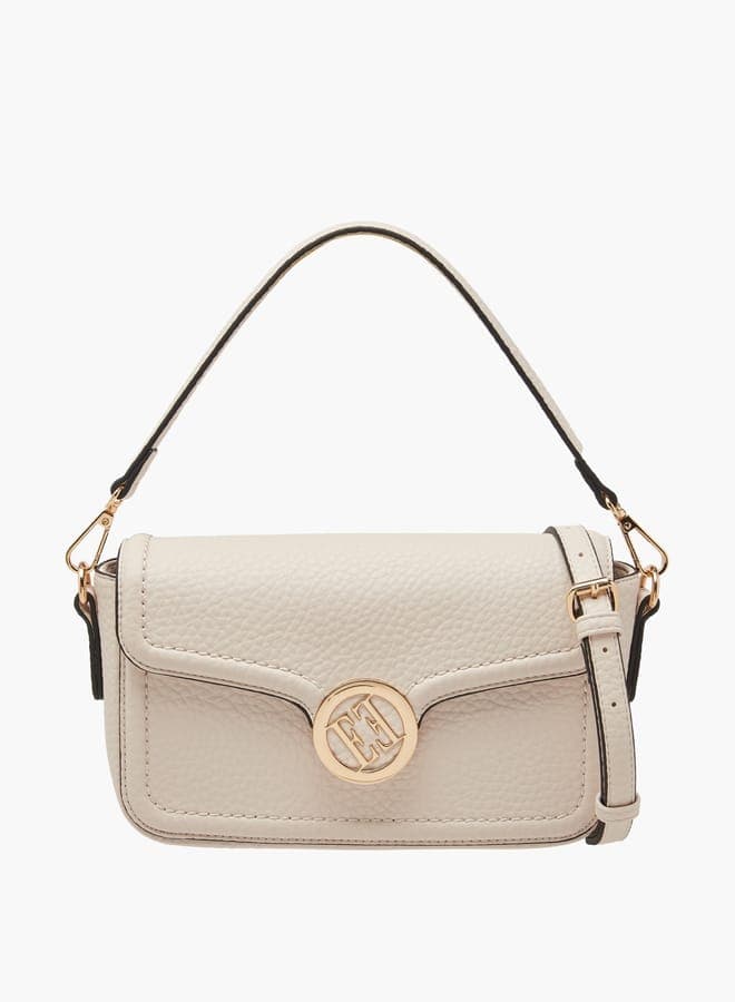 ELLE Monogram Flap Crossbody - Elegance on the Go - Image 1