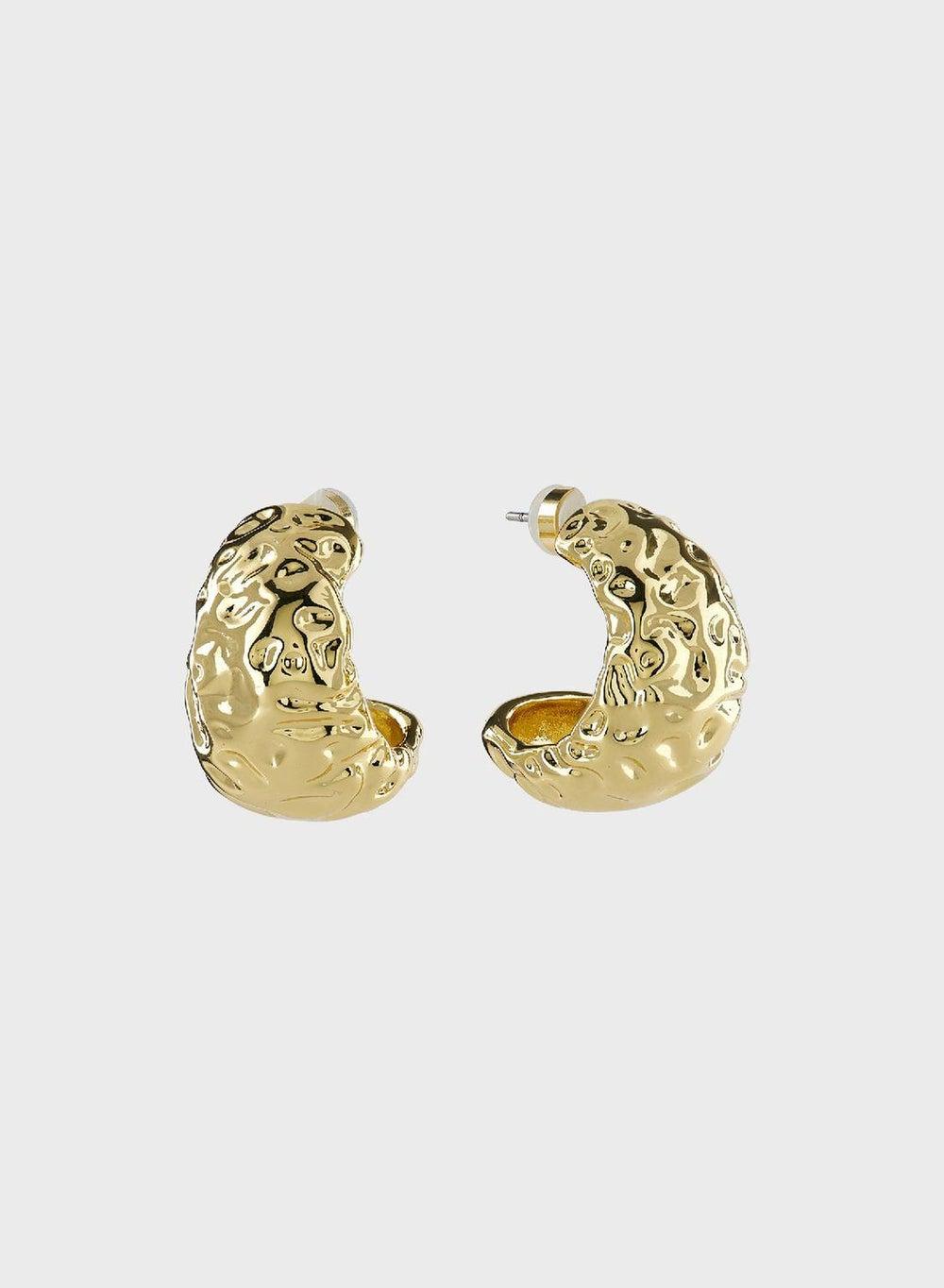 LUV AJ Molten Hoops - Elegant Everyday Sparkle - Image 1