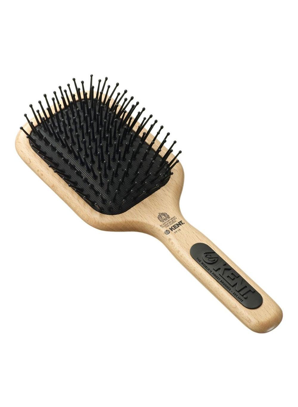 Kent PF18 Beechwood Elegance Hair Brush for Fine to Medium Hair - Image 1