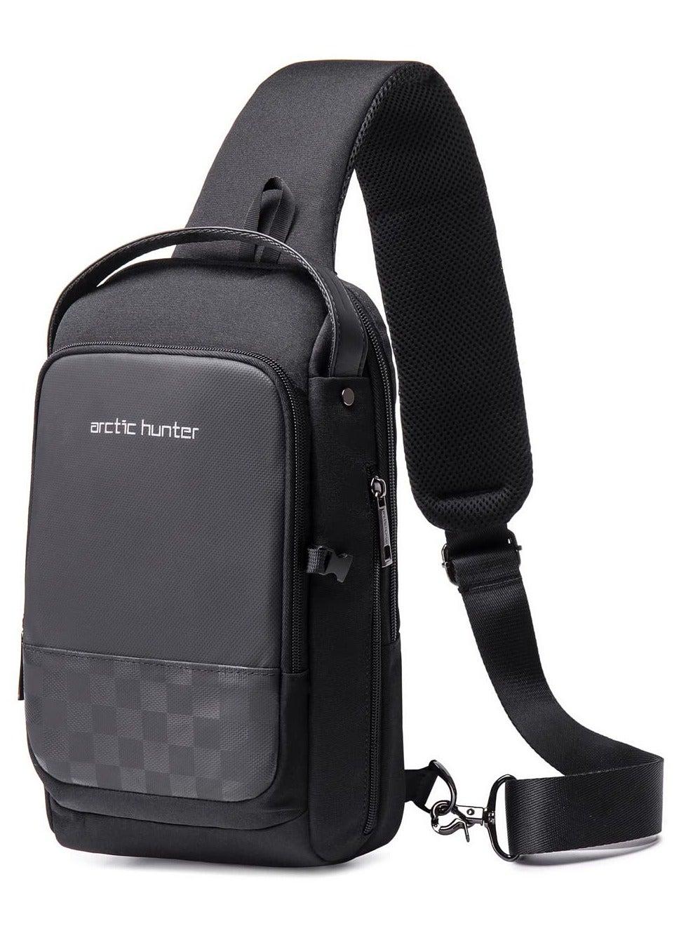 ARCTIC HUNTER Sleek Crossbody Sling Bag XB001005 with USB Port - Image 1