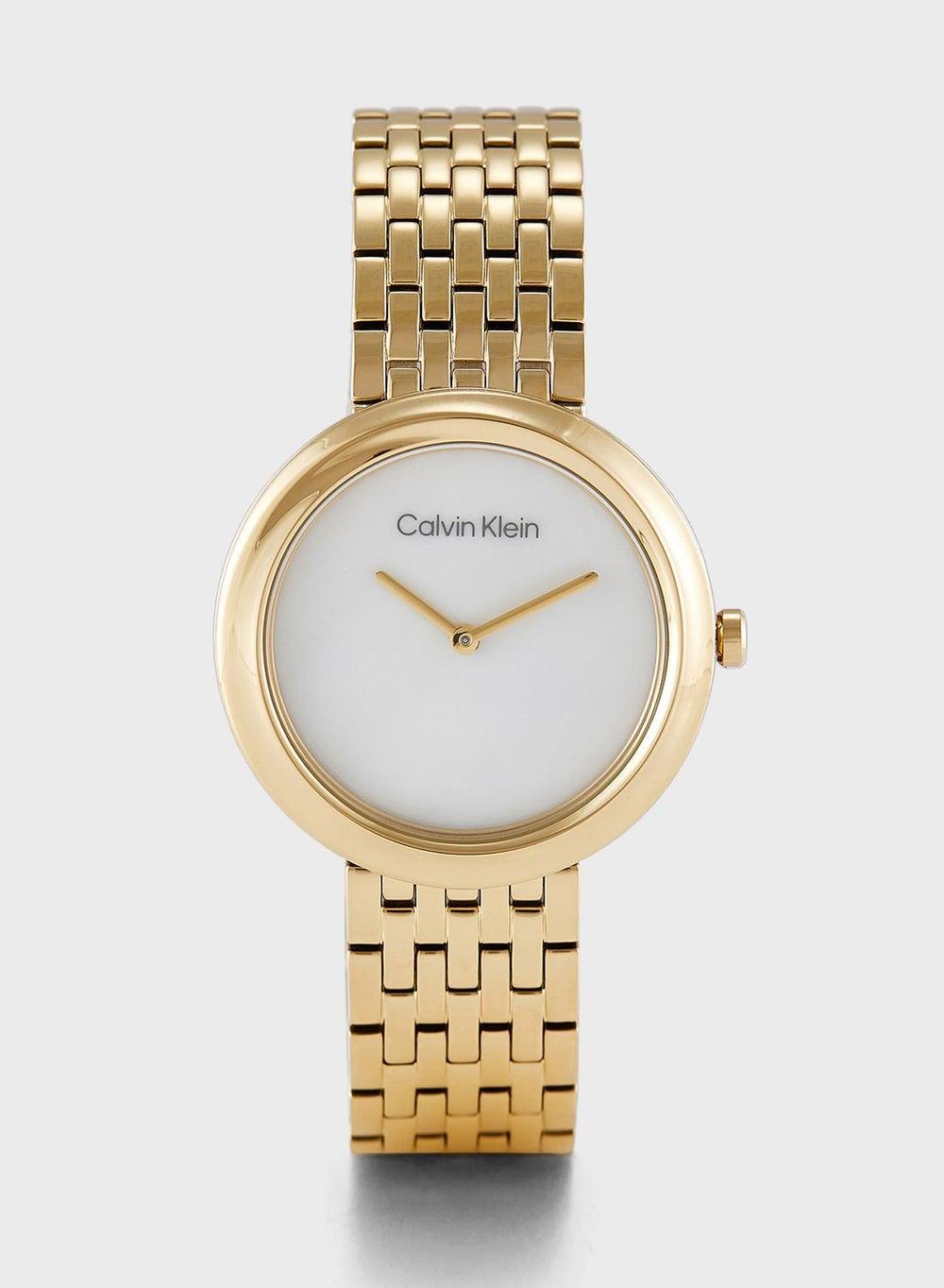 CALVIN KLEIN Twisted Bezel Women's Luxury Analog Watch - Image 1