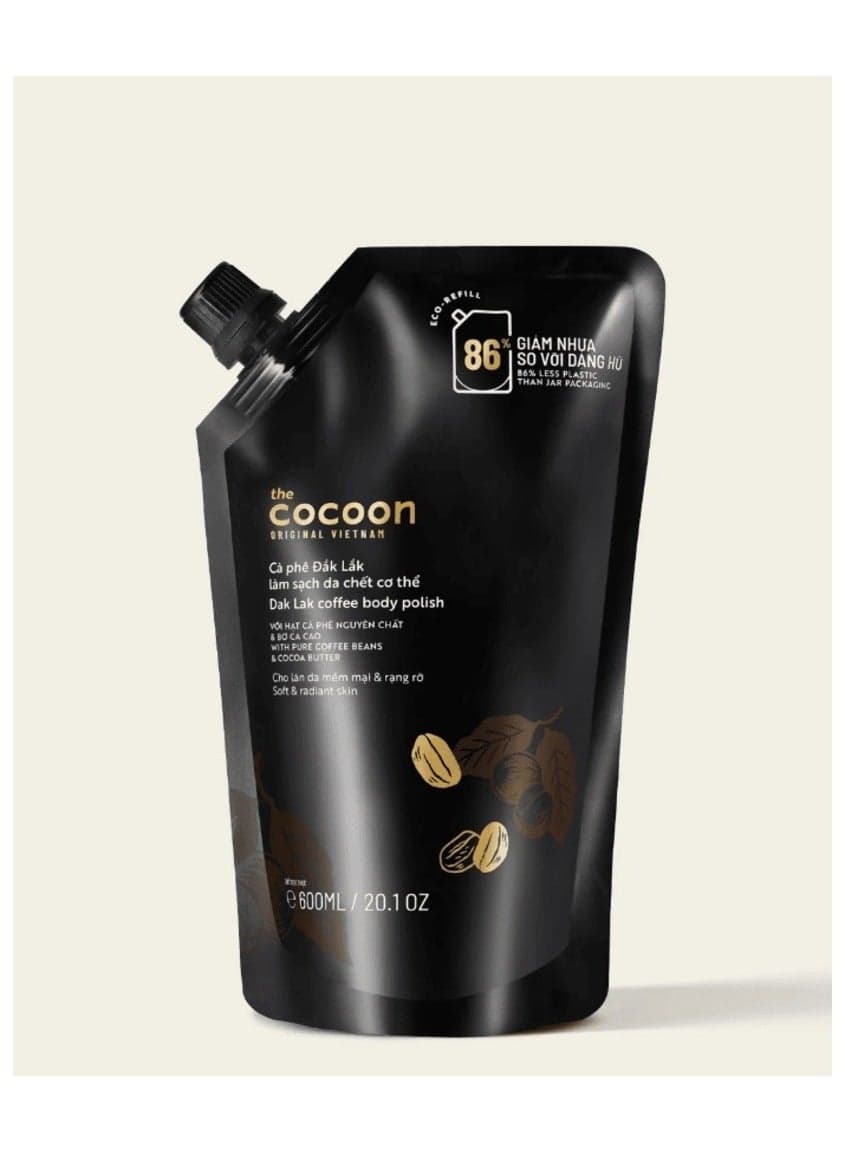 Dak Lak Premium Coffee and Cocoa Butter Body Polish - 600ml - Image 1