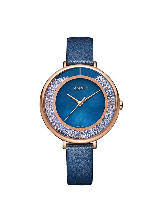 ECSTACY E23501-KLNMN Elegant Women's 35.5mm Stainless Steel Watch - Image 1