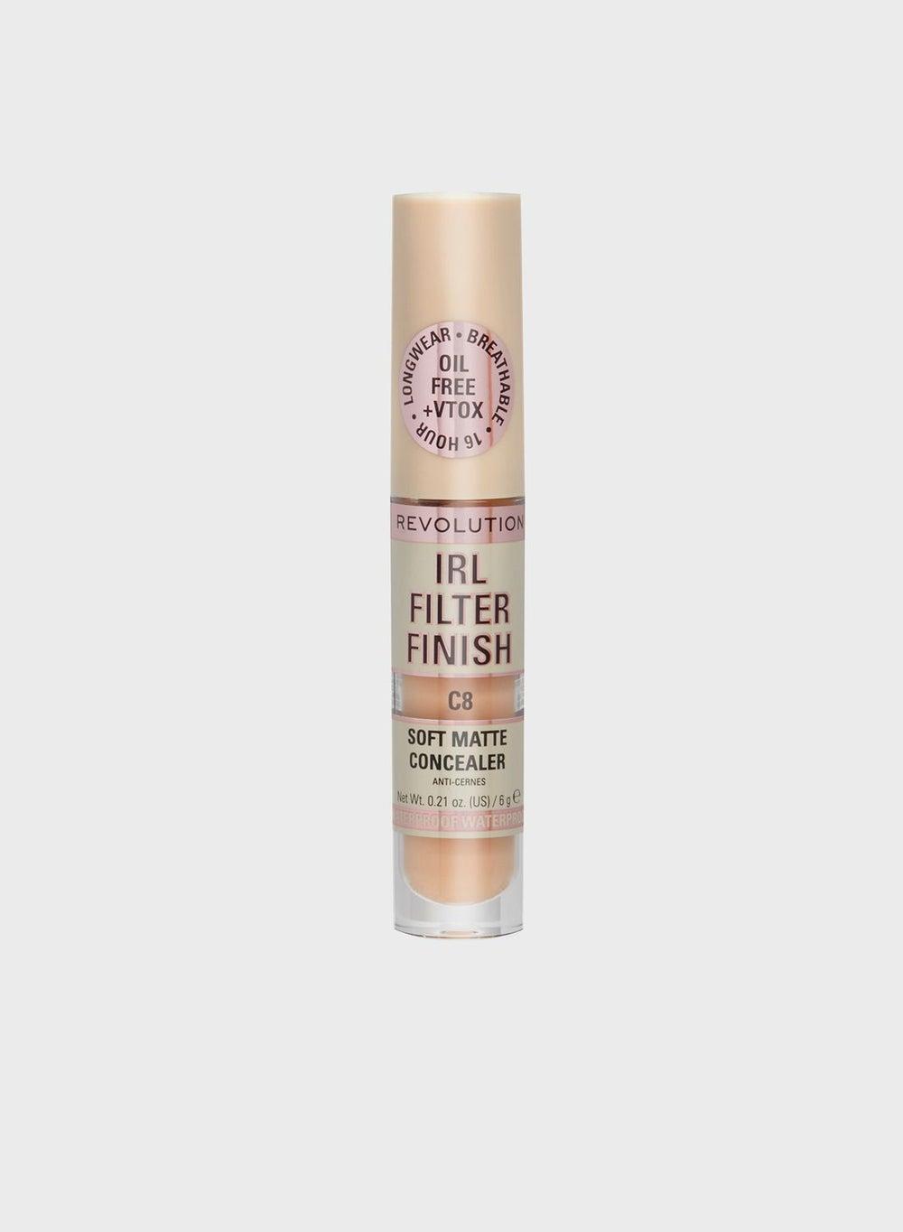 Revolution IRL Filter Finish Concealer C8 - Flawless Coverage - Image 1