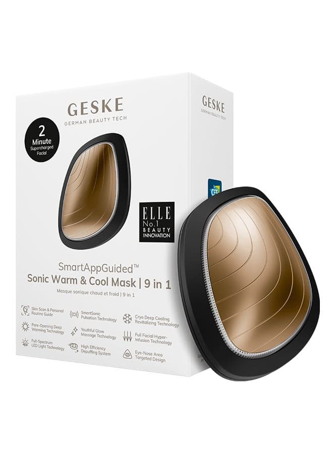 SmartApp 9-in-1 Radiant Glow LED Facial Mask - Grey - Image 1