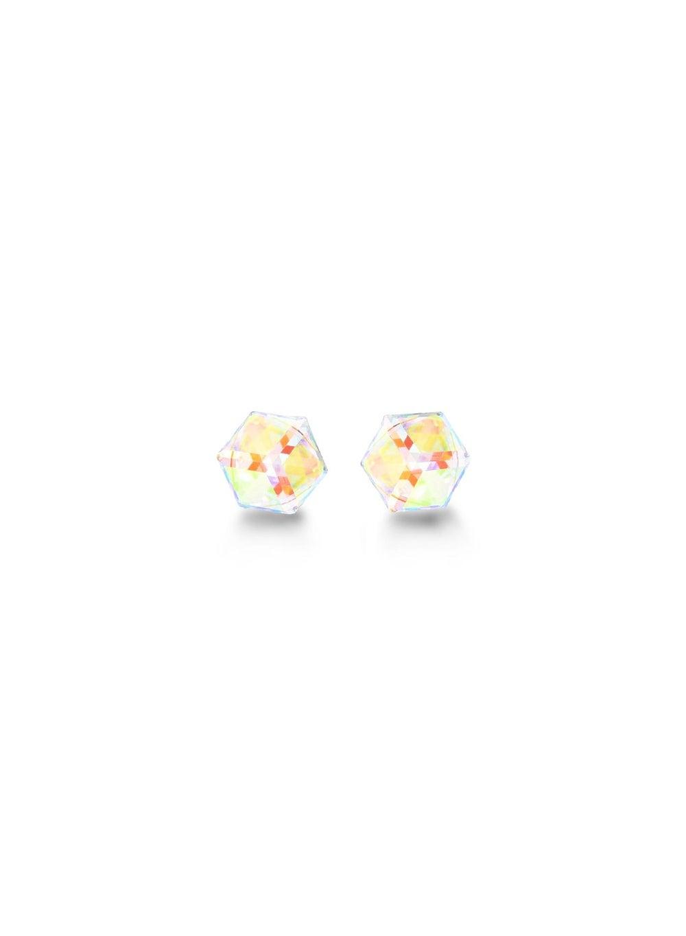 Seona IRENE Aurore Boreale Crystal Earrings – Captivating Iridescent Shine - Image 1