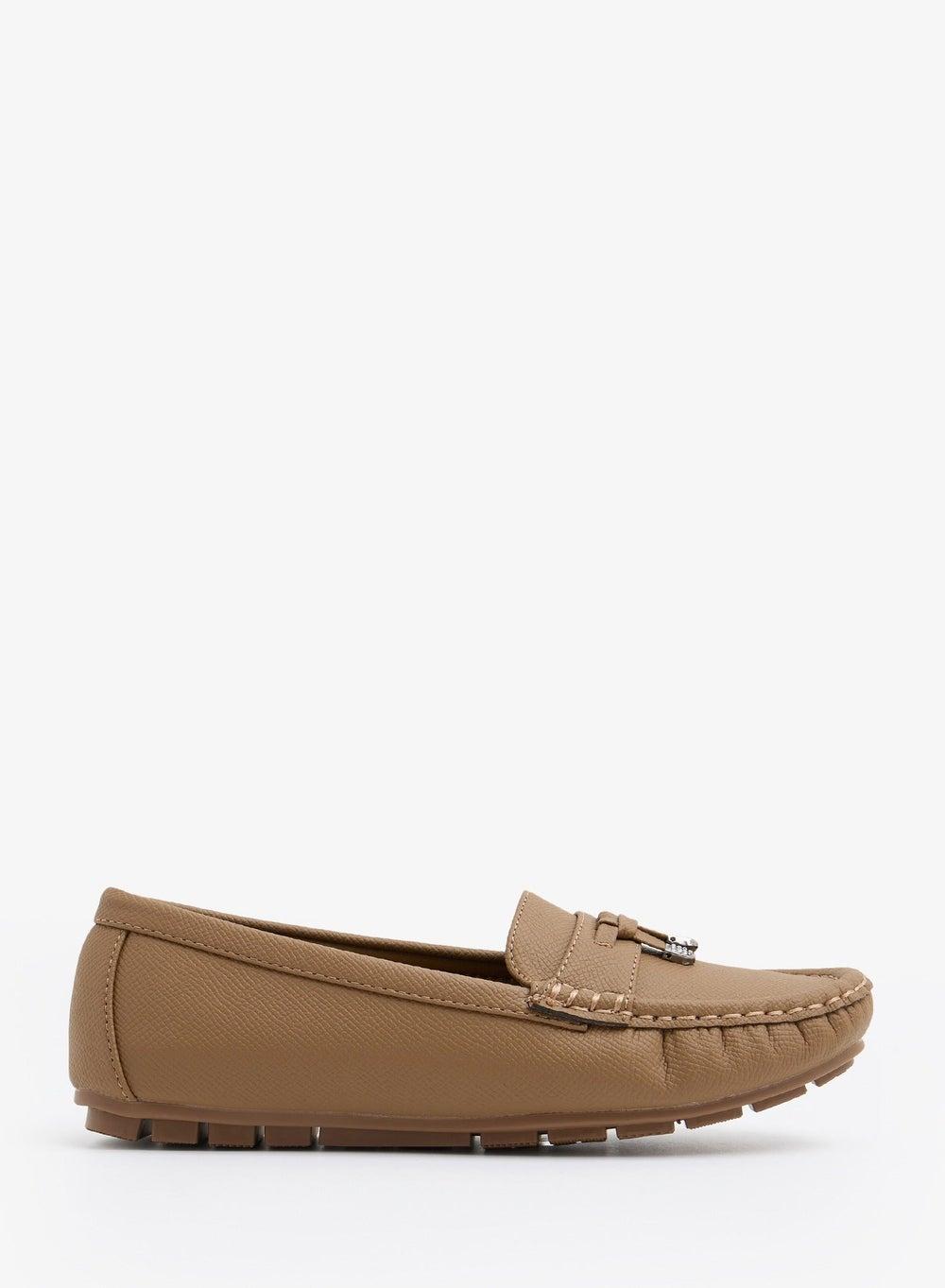Equality Khaki Loafers: Elegance Meets Comfort - Image 1