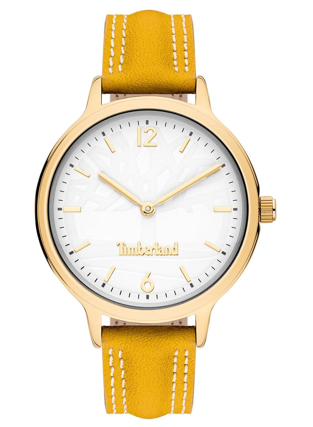 Timberland Sconset 34mm Women's Tan Leather Watch - Image 1