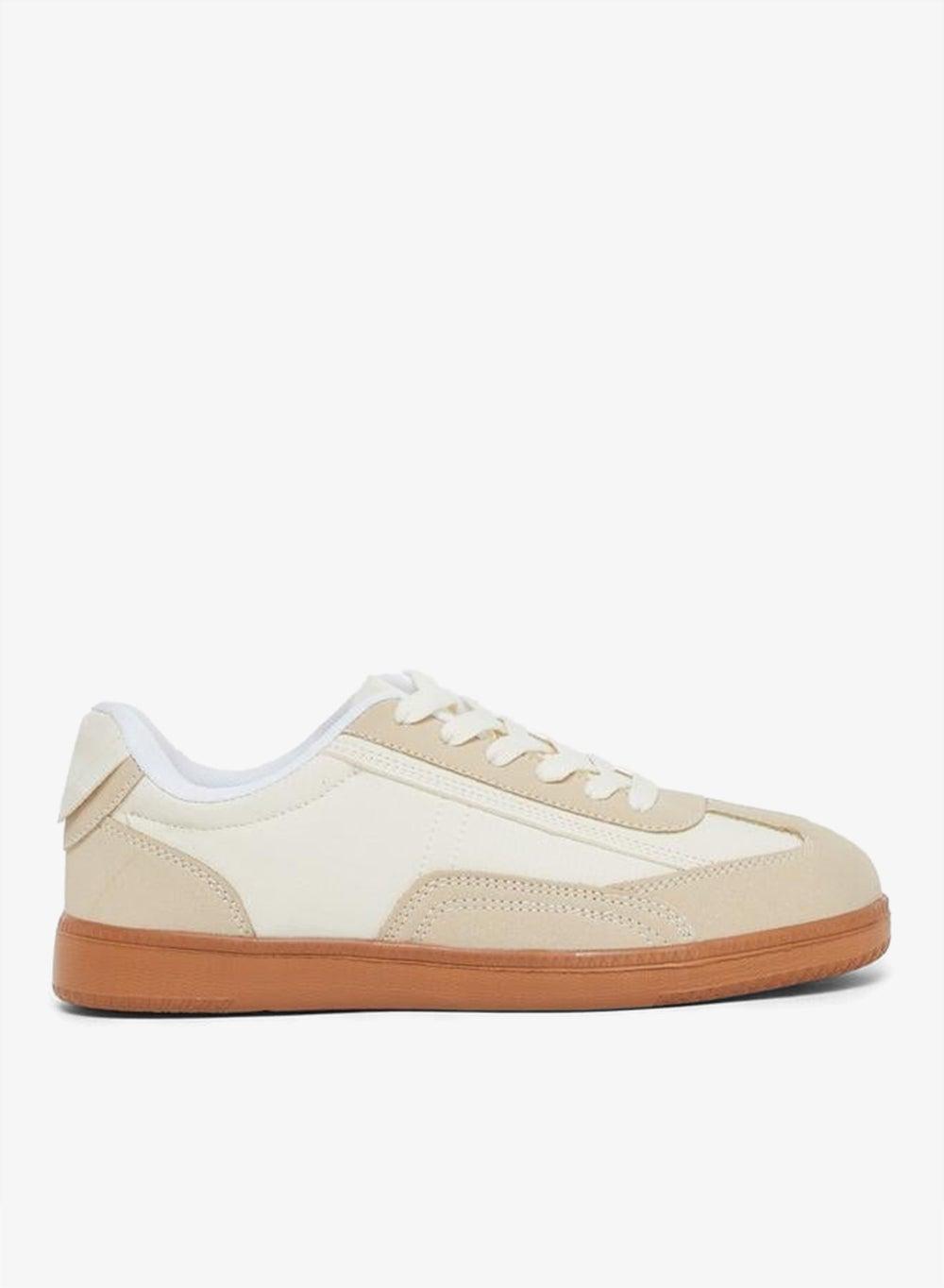 Elegant Color Block Lace-Up Sneakers - Express Yourself - Image 1