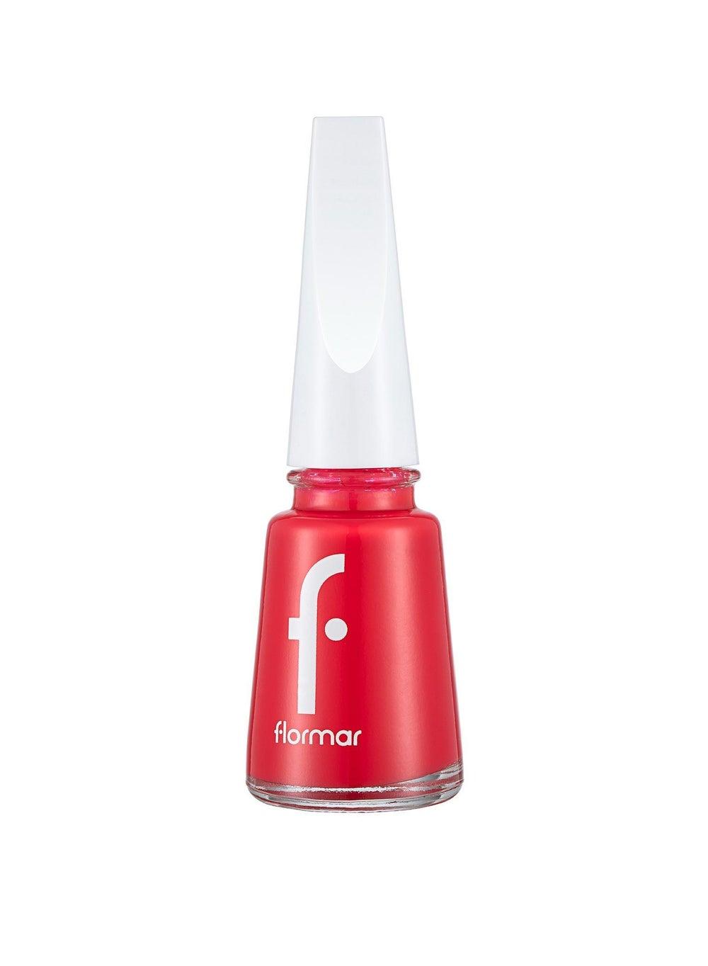 Flormar Red Coral Classic Nail Enamel – Luxurious Shine - Image 1
